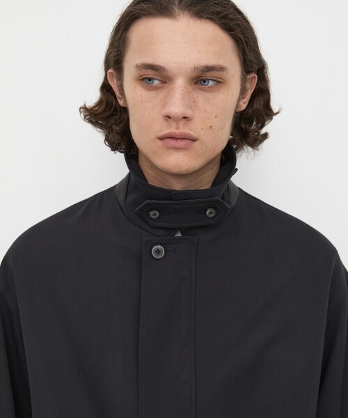 UNITED TOKYO(ユナイテッドトウキョウ)の「【尾州ウール使用】超撥水 WOOL GABARDINE FLIGHT BLOUSON |MADEINJAPAN/日本製/尾州/撥水/防汚洗える/ムレ防止/(ブルゾン・メンズ・ダークグレー/ブラック/ライトブルーグレー・2/1)」の14枚目の写真