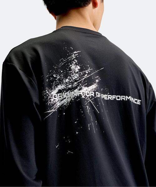 UNDER ARMOUR（アンダーアーマー）の「UAストレッチ グラフィック ロングスリーブ シャツ（トレーニング/メンズ）（Tシャツ/カットソー・メンズ・ブラック・L/2XL/3XL/S/M/XL）」の5枚目の写真