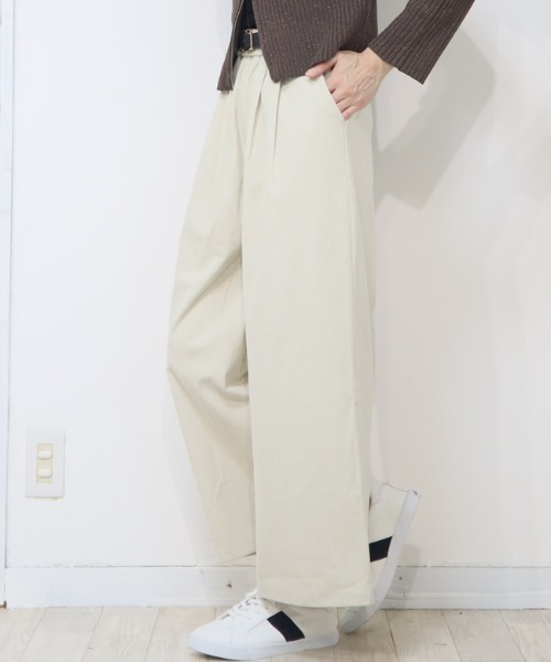 DISKEEN SURE(ディスキーンシュアー)の「気になるお腹&脚ラインを丸ごとカバー◎大人の体型カバーパンツ スカーチョ見えワイドパンツ(その他パンツ・レディース・カーキ/ブラック/ベージュ/ブラウン・FREE)」の11枚目の写真