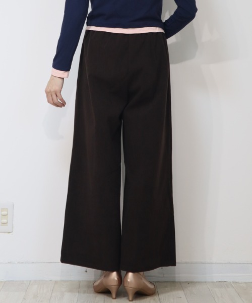 DISKEEN SURE(ディスキーンシュアー)の「気になるお腹&脚ラインを丸ごとカバー◎大人の体型カバーパンツ スカーチョ見えワイドパンツ(その他パンツ・レディース・カーキ/ブラック/ベージュ/ブラウン・FREE)」の16枚目の写真