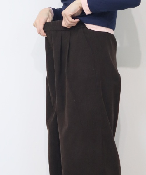 DISKEEN SURE(ディスキーンシュアー)の「気になるお腹&脚ラインを丸ごとカバー◎大人の体型カバーパンツ スカーチョ見えワイドパンツ(その他パンツ・レディース・カーキ/ブラック/ベージュ/ブラウン・FREE)」の17枚目の写真