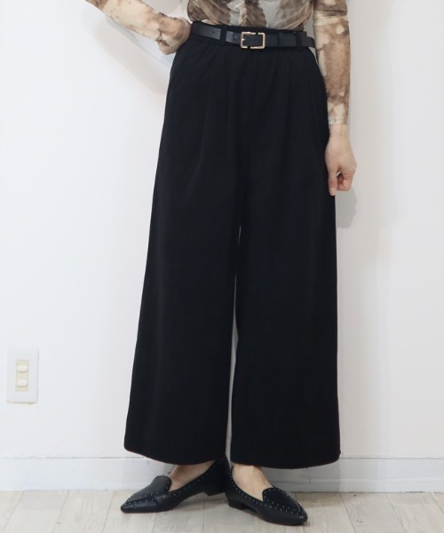 DISKEEN SURE(ディスキーンシュアー)の「気になるお腹&脚ラインを丸ごとカバー◎大人の体型カバーパンツ スカーチョ見えワイドパンツ(その他パンツ・レディース・カーキ/ブラック/ベージュ/ブラウン・FREE)」の20枚目の写真