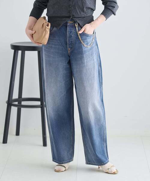Lee(リー)の「Lee*L'ESSAGE 別注 COWBOY チェーン デニムパンツ(デニムパンツ・レディース・ブラック系その他/ネイビー/サックスブルー・SMALL/X-SMALL/MEDIUM)」の16枚目の写真