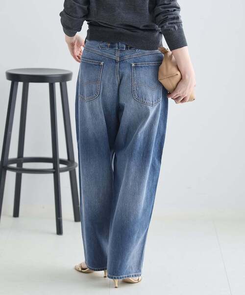 Lee(リー)の「Lee*L'ESSAGE 別注 COWBOY チェーン デニムパンツ(デニムパンツ・レディース・ブラック系その他/ネイビー/サックスブルー・SMALL/X-SMALL/MEDIUM)」の18枚目の写真
