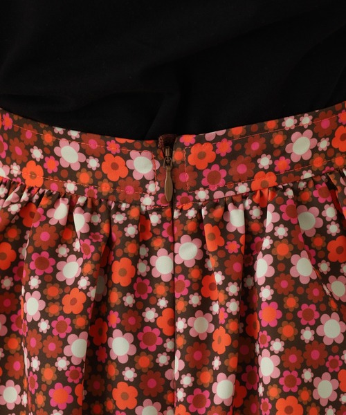 Orla Kiely(-)の「ギャザーコンビスカート(スカート・レディース・レッド/ダークグリーン/ベージュ・38/M/36/S)」の20枚目の写真