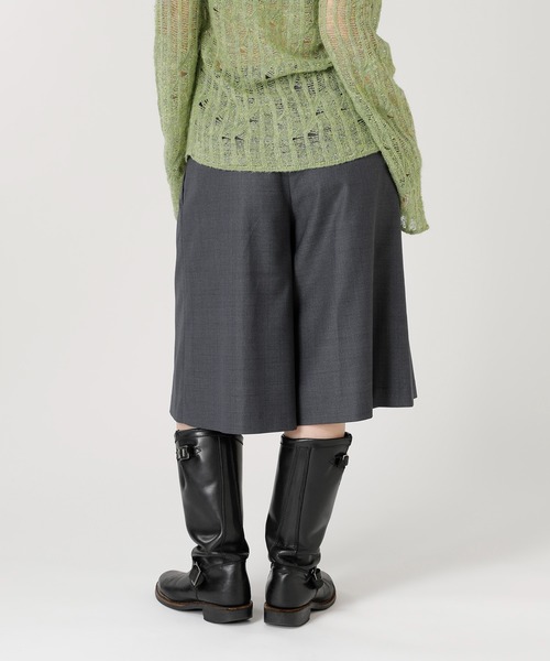 forget-me-nots(フォーゲットミーノッツ)の「TAILORED SHORTS FMN-26AW-PT003(その他パンツ・レディース・ブラック/グレー・MEDIUM/SMALL)」の6枚目の写真