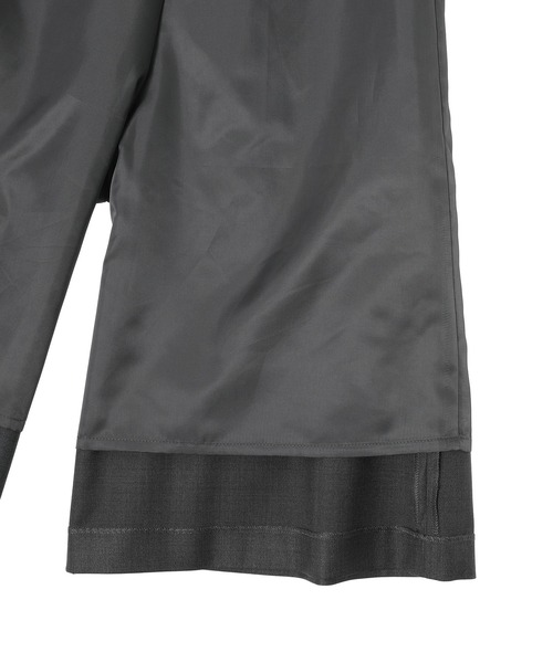 forget-me-nots(フォーゲットミーノッツ)の「TAILORED SHORTS FMN-26AW-PT003(その他パンツ・レディース・ブラック/グレー・MEDIUM/SMALL)」の3枚目の写真