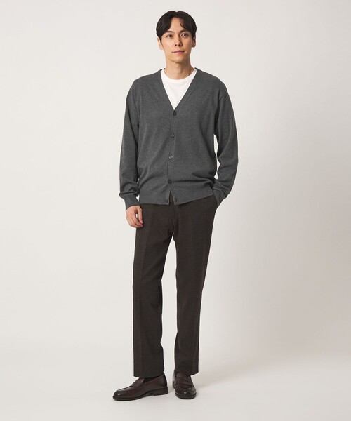 A DAY IN THE LIFE UNITED ARROWS(アデイインザライフユナイテッドアローズ)の「ソフト テンジク カーディガン-ウォッシャブル-<A DAY IN THE LIFE>(カーディガン/ボレロ・メンズ・モカ/ブラック/ダークグレー・M/L/XL)」の5枚目の写真