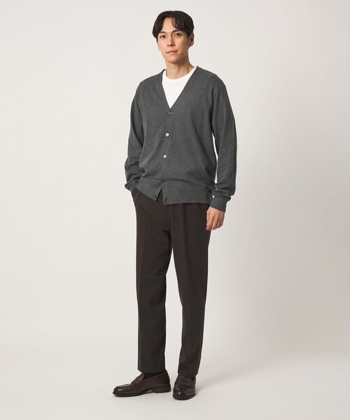 A DAY IN THE LIFE UNITED ARROWS(アデイインザライフユナイテッドアローズ)の「ソフト テンジク カーディガン-ウォッシャブル-<A DAY IN THE LIFE>(カーディガン/ボレロ・メンズ・モカ/ブラック/ダークグレー・M/L/XL)」の6枚目の写真