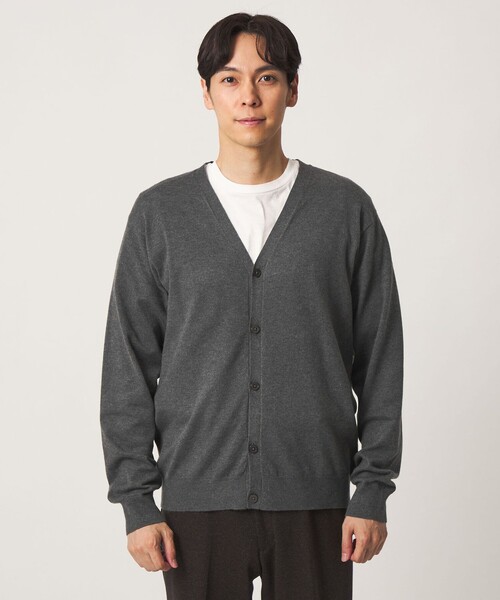 A DAY IN THE LIFE UNITED ARROWS(アデイインザライフユナイテッドアローズ)の「ソフト テンジク カーディガン-ウォッシャブル-<A DAY IN THE LIFE>(カーディガン/ボレロ・メンズ・モカ/ブラック/ダークグレー・M/L/XL)」の10枚目の写真