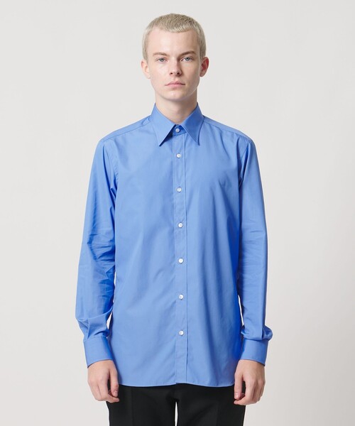 UNITED ARROWS & SONS(ユナイテッドアローズアンドサンズ)の「<UNITED ARROWS & SONS by MASATAKA HATTORI> REGULAR SHIRT/シャツ(シャツ/ブラウス・メンズ・コバルトブルー・38cm/39cm/40cm/41cm/42cm/43cm)」の2枚目の写真