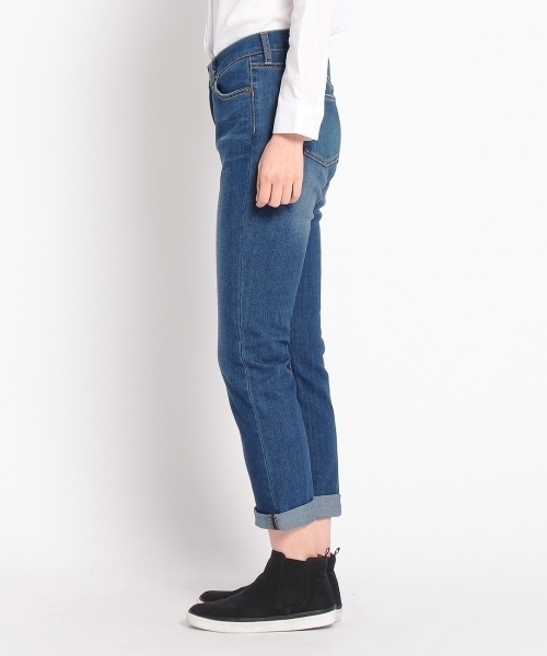 grove（グローブ）の「リヨセル混ガールフレンドデニム（デニムパンツ・レディース・ブルー系1/ブルー・02/03）」の4枚目の写真