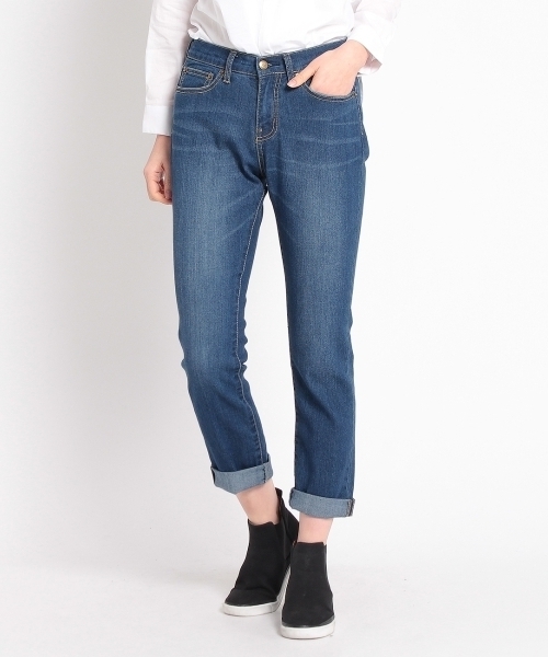 grove（グローブ）の「リヨセル混ガールフレンドデニム（デニムパンツ・レディース・ブルー系1/ブルー・02/03）」の9枚目の写真