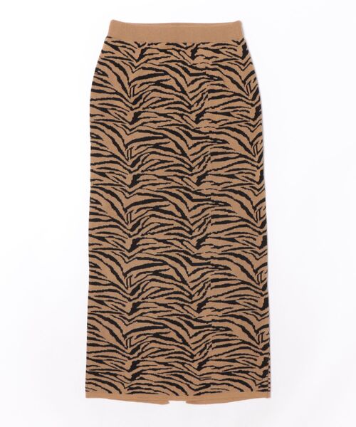 RVCA(ルーカ)の「RVCA ウィメンズ MAXI PENCIL SKIRT スカート 【2026年秋冬モデル】(スカート・レディース・ブラック/アニマル・SMALL/MEDIUM)」の2枚目の写真
