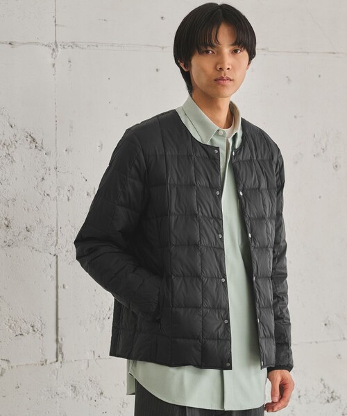 TAION(タイオン)の「TAION 3WAY モッズ インナーダウン ブルゾン -撥水・防風-(ダウンジャケット/コート・メンズ・ブラック/ベージュ/ダークグレー・M/S/XL/L)」の5枚目の写真