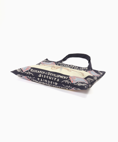 journal standard Furniture （ジャーナルスタンダードファニチャー）の「【R&D.M.Co/オールドマンズテイラー】BISCUIT PANEL TOTE　トートバッグ（トートバッグ・レディース・ネイビー・FREE）」の3枚目の写真