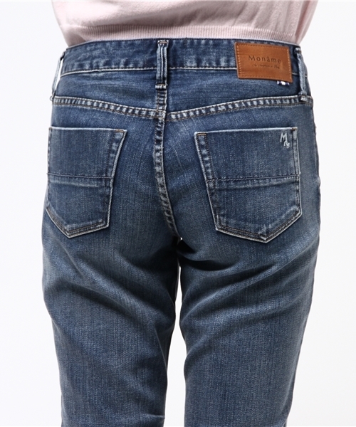 Moname(モナーム)の「Moname(41161003)】CHARLOTTE TIGHT TAPERED(デニムパンツ・レディース・ライトブルー・7号/9号/11号)」の15枚目の写真