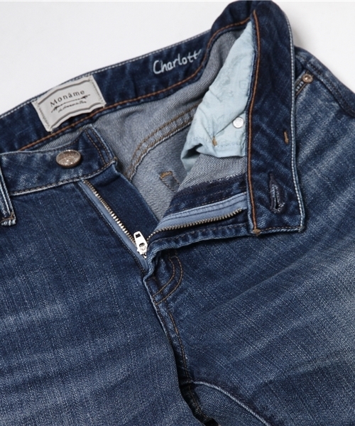 Moname(モナーム)の「Moname(41161003)】CHARLOTTE TIGHT TAPERED(デニムパンツ・レディース・ライトブルー・7号/9号/11号)」の7枚目の写真