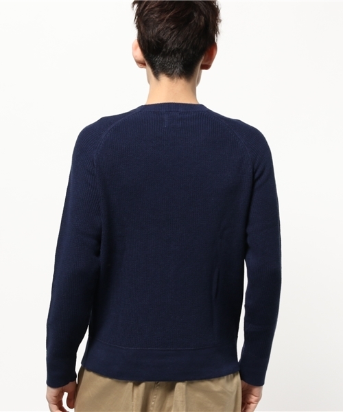 Denime（ドゥニーム）の「CL Pull Over KNIT/コットンリネンプルオーバーニット（ニット/セーター・メンズ・ネイビー/ベージュ/グリーン・X-LARGE/LARGE/MEDIUM）」の5枚目の写真