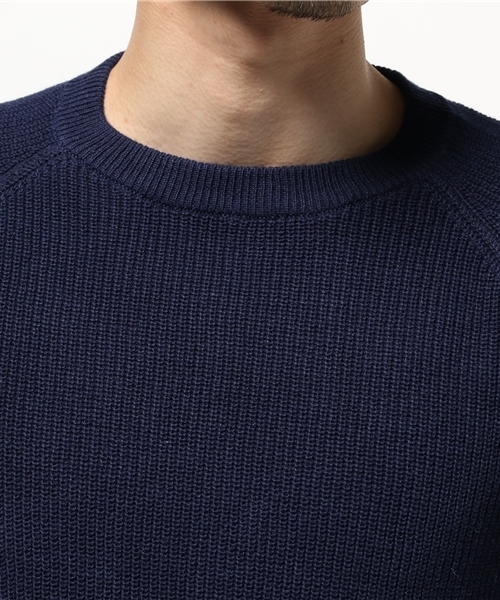 Denime（ドゥニーム）の「CL Pull Over KNIT/コットンリネンプルオーバーニット（ニット/セーター・メンズ・ネイビー/ベージュ/グリーン・X-LARGE/LARGE/MEDIUM）」の6枚目の写真