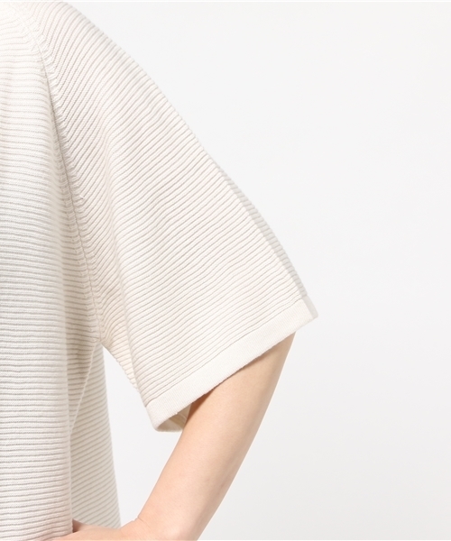 MOUSSY（マウジー）の「BF Spring fringe tops（ニット/セーター・レディース・ブルー/オフホワイト/レッド・FREE）」の8枚目の写真