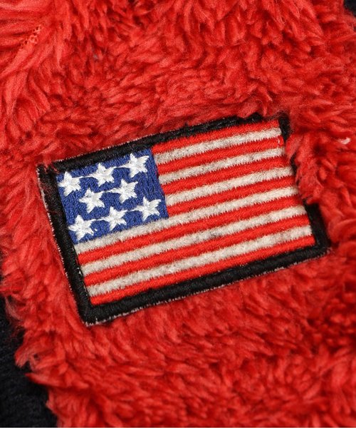 F.O.KIDS(エフオーキッズ)の「ベビーリバーシブルボアベスト(ダウンベスト・キッズ・ベージュ/ネイビー/レッド・90/80/70)」の6枚目の写真