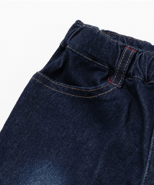 GLOBAL WORK(グローバルワーク)の「【キッズ】カットデニムスキニーパンツ/728362(デニムパンツ・キッズ・ネイビー/ライトブルー・MEDIUM/SMALL/X-LARGE/LARGE)」の4枚目の写真