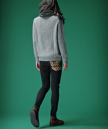 ブラックデニムスキニーパンツ