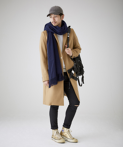 NOISE MAKER（ノイズメーカー）の「ブラックデニムスキニーパンツ（デニムパンツ・メンズ・ブラック系その他4/ブラック系その他3・L/S/M）」の5枚目の写真