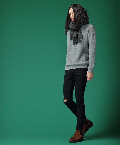 NOISE MAKER（ノイズメーカー）の「ブラックデニムスキニーパンツ（デニムパンツ・メンズ・ブラック系その他4/ブラック系その他3・L/S/M）」の13枚目の写真