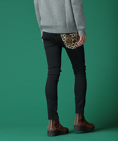 NOISE MAKER（ノイズメーカー）の「ブラックデニムスキニーパンツ（デニムパンツ・メンズ・ブラック系その他4/ブラック系その他3・L/S/M）」の11枚目の写真