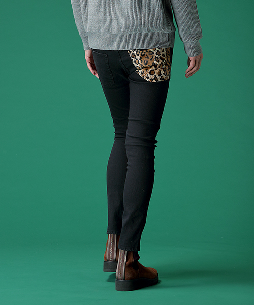 NOISE MAKER（ノイズメーカー）の「ブラックデニムスキニーパンツ（デニムパンツ・メンズ・ブラック系その他4/ブラック系その他3・L/S/M）」の10枚目の写真