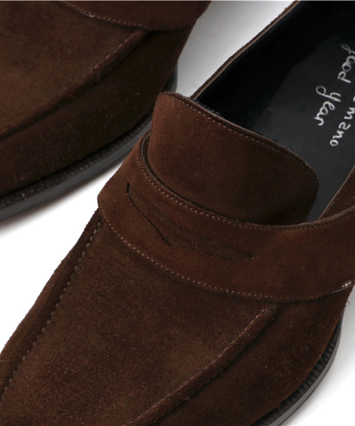 ENZO BONAFE（エンツォボナフェ）の「Enzo Bonafe スエードコインローファー（ローファー・メンズ・ダークブラウン・6.5/7.5/5.5/8/6）」の6枚目の写真