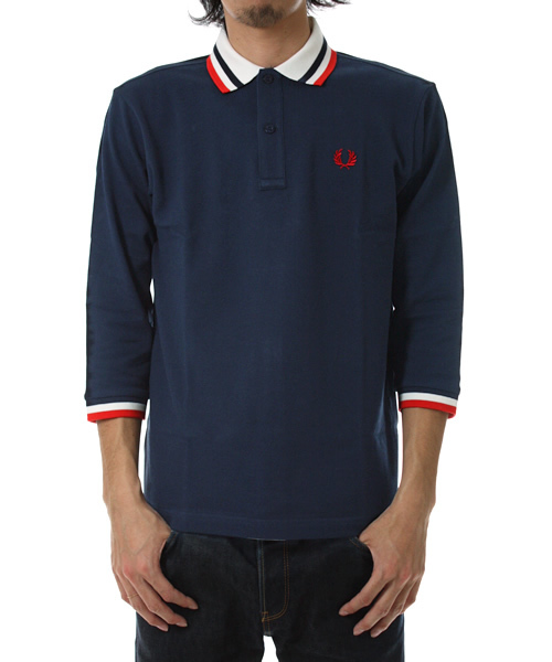 FRED PERRY×BEAMS別注 ネイビーポロシャツ UK 10 FRED PERRY（フレッドペリー）の「FRED PERRY × BEAMS / 別注