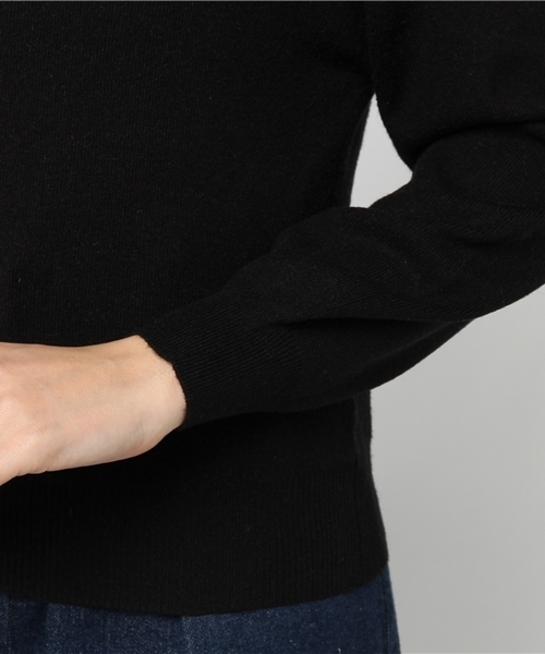 archives（アルシーヴ）の「オフタートル刺繍プルオーバー（ニット/セーター・レディース・ラベンダー/オフホワイト/ブラック・MEDIUM）」の8枚目の写真