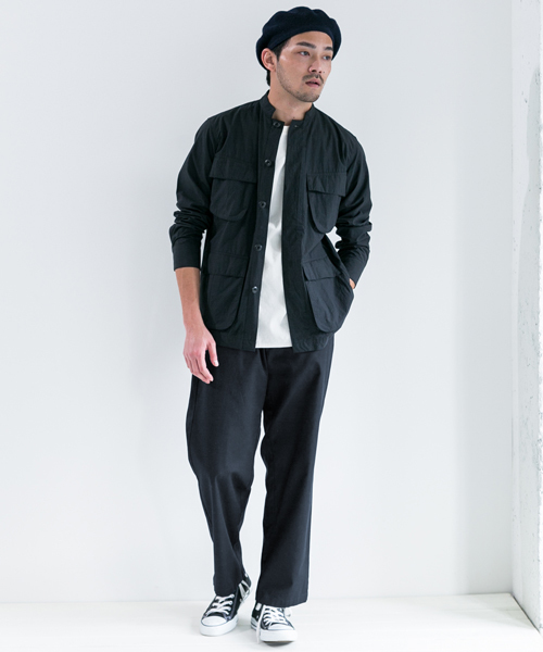 URBAN RESEARCH DOORS MENS(アーバンリサーチ ドアーズ メンズ)の「DOORS Wide Easy Trouser(その他パンツ・メンズ・ベージュ/ネイビー・38/40)」の4枚目の写真