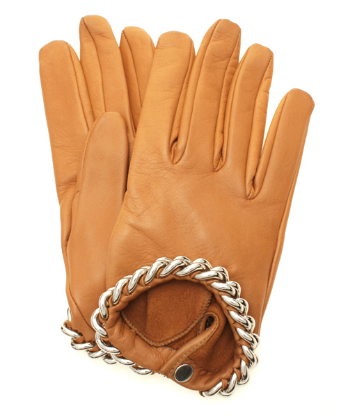 ドゥロワー 購入 Causse コース ラムレザーグローブ チェーン付き革手袋 Drawer（ドゥロワー）の「causse チェーントリム glove（手袋）」 - WEAR
