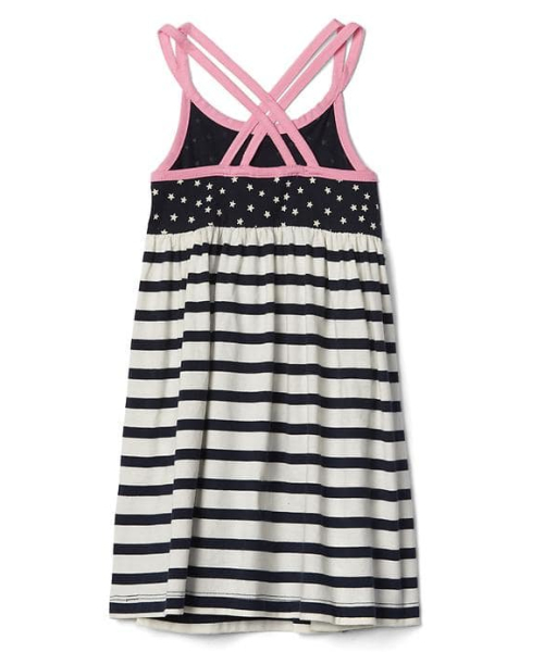 GAP(ギャップ)の「Gap プリント ダブルスパゲッティ ワンピース(ワンピース・キッズ・イエロー系その他/ブルー系その他/ブラック系その他/ホワイト系その他・95cm/80cm/90cm/110cm/100cm/105cm)」の5枚目の写真