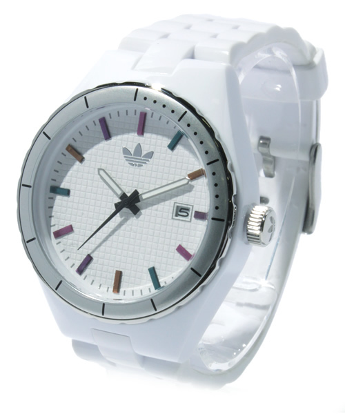 adidas Originals（アディダスオリジナルス）の「CAMBRIDGE（アナログ腕時計・メンズ・ホワイト/ブルー/ゴールド/マルチ・FREE）」の4枚目の写真