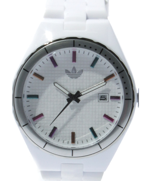 adidas Originals（アディダスオリジナルス）の「CAMBRIDGE（アナログ腕時計・メンズ・ホワイト/ブルー/ゴールド/マルチ・FREE）」の7枚目の写真