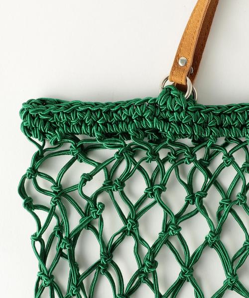 Another Edition（アナザーエディション）の「Meshトートバッグ（トートバッグ・レディース・グレー/ブラウン/ケリー・FREE）」の5枚目の写真