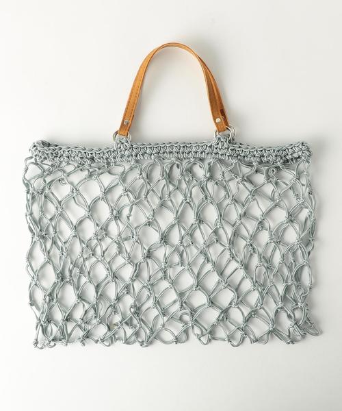 Another Edition（アナザーエディション）の「Meshトートバッグ（トートバッグ・レディース・グレー/ブラウン/ケリー・FREE）」の11枚目の写真