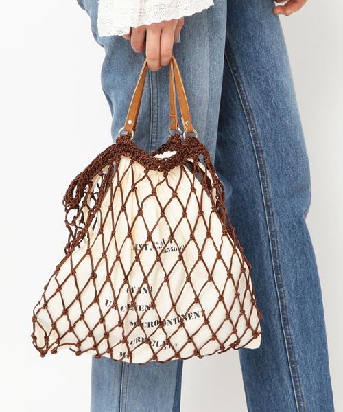 Another Edition（アナザーエディション）の「Meshトートバッグ（トートバッグ・レディース・グレー/ブラウン/ケリー・FREE）」の14枚目の写真
