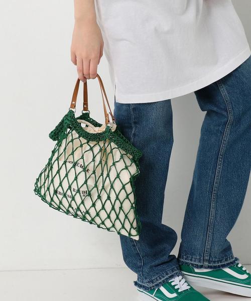 Another Edition（アナザーエディション）の「Meshトートバッグ（トートバッグ・レディース・グレー/ブラウン/ケリー・FREE）」の16枚目の写真