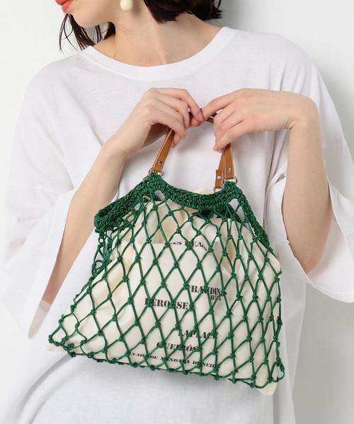 Another Edition（アナザーエディション）の「Meshトートバッグ（トートバッグ・レディース・グレー/ブラウン/ケリー・FREE）」の17枚目の写真