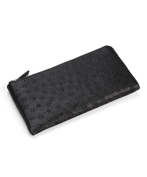 オーストリッチレザーL字長財布