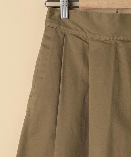 coen（コーエン）の「【大人気・追加生産】チノロングフレアスカート（スカート・レディース・ベージュ/オリーブ/ネイビー・MEDIUM/LARGE）」の6枚目の写真