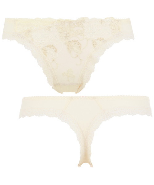 Triumph(トリンプ)の「天使のブラ 魔法のハリ感450 ストリング(Tバック)TR450 String(ショーツ・レディース・ホワイト/ピンク/ライトグリーン/ブラック・M)」の8枚目の写真