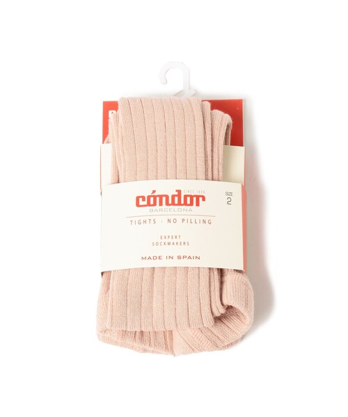 こども ビームス（コドモビームス）の「CONDOR / リブ タイツ (6ヶ月～2才)（タイツ/ストッキング・キッズ・チャコールグレー/ブラック/ダークブラウン/ネイビー/オフホワイト/インディゴブルー/ライトブラウン/マスタード/レッド系その他/ブラック系その他2/パープル系その他3/レッド系その他2/グリーン系その他/レッド系その他6/グリーン系その他4/ブラウン系その他5/オレンジ系その他4/オリーブ/イエロー系その他6/イエロー系その他5/パープル系その他4/レッド系その他5・0(6-12m)/2(1-2y)）」の20枚目の写真