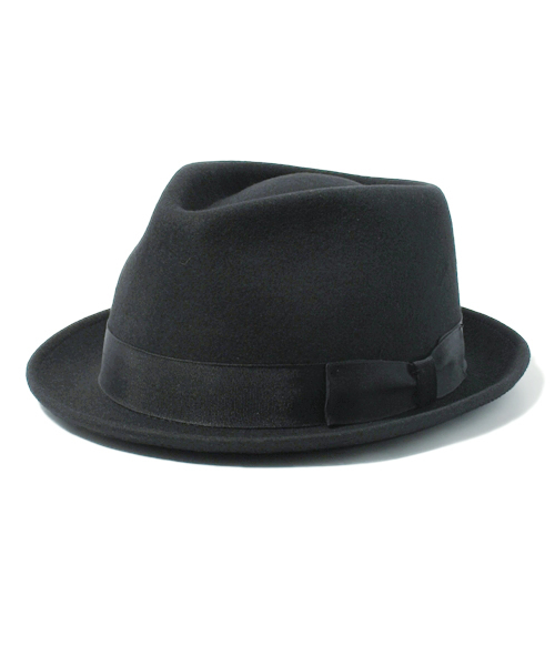 WEGO（ウィゴー）の「ポークパイハット（ハット・メンズ・ブラック/ダークグレー/ブラウン・FREE）」の2枚目の写真